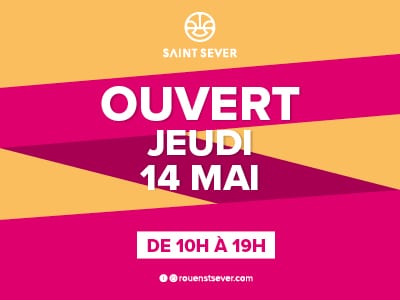 Ouvert le 14 mai – Parking gratuit